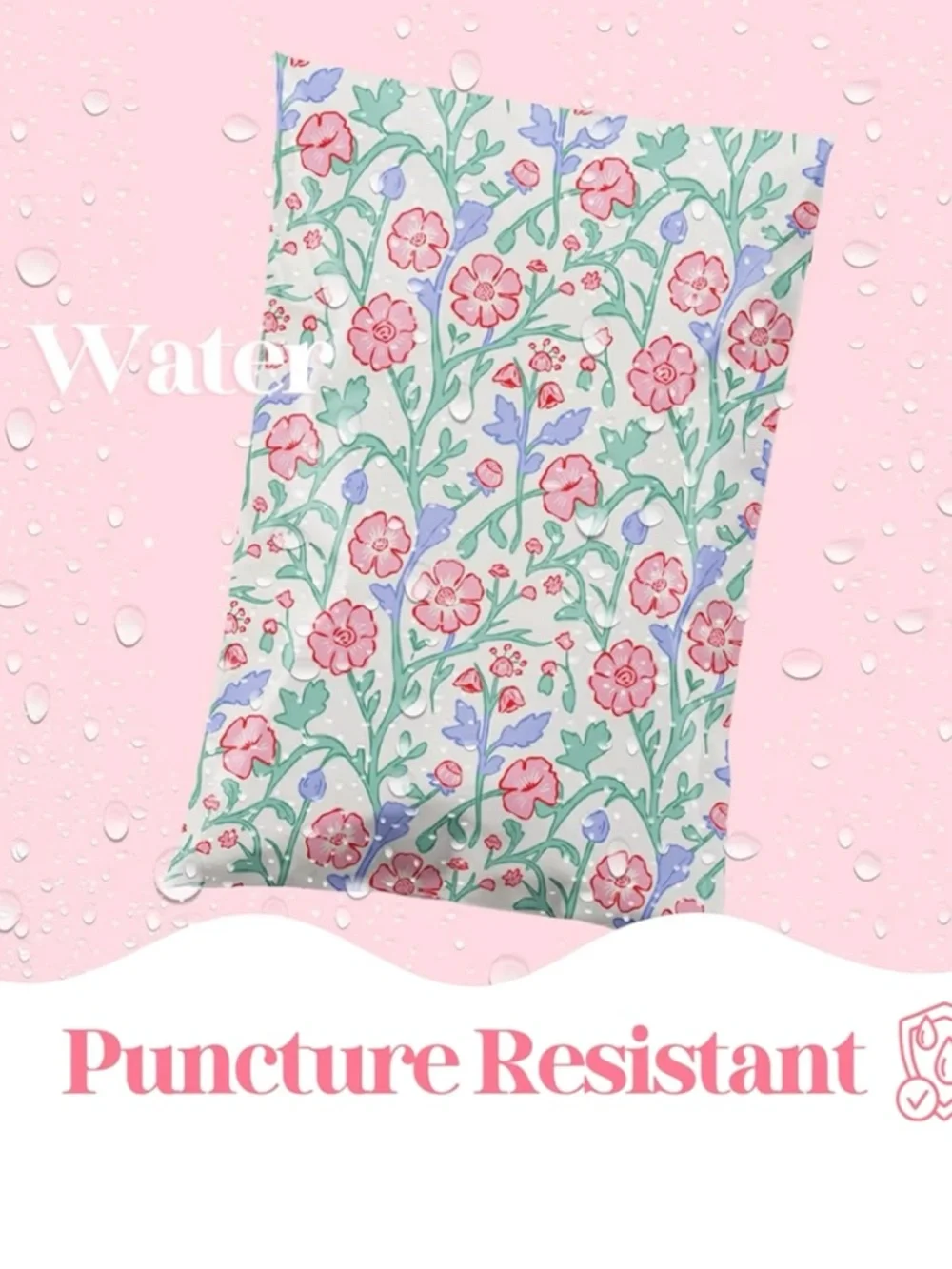 100 Polymailers 6” x 9” Bright Floral Spring Set Wallet Size